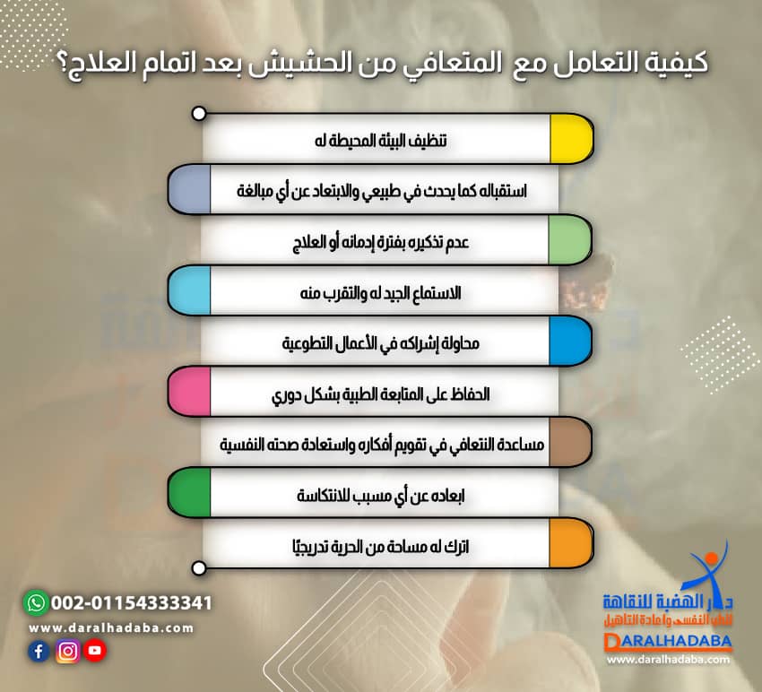 كيفية التعامل مع  المتعافي من الحشيش بعد اتمام العلاج؟